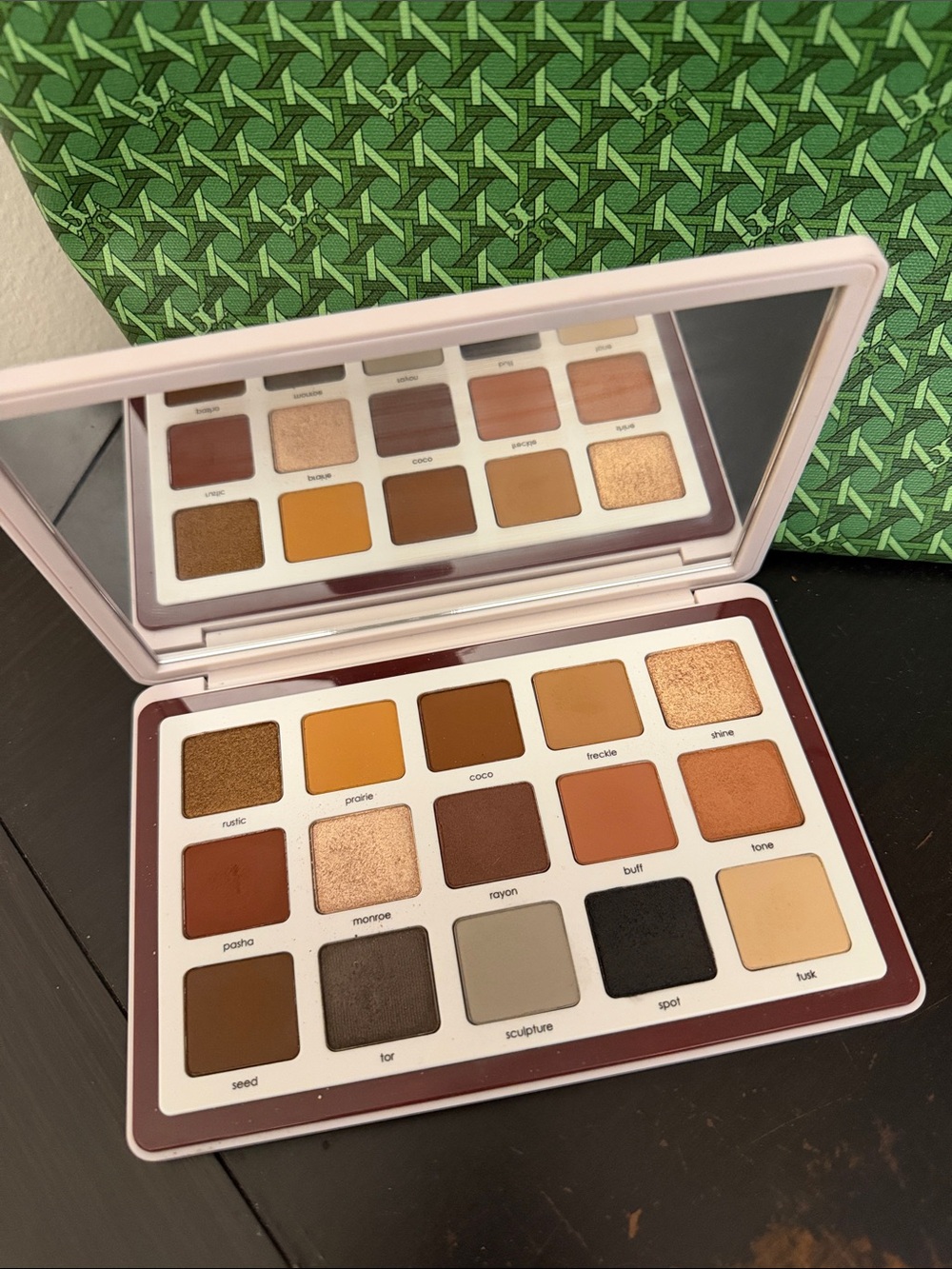 NATASHA DENONA Biba Eyeshadow Palette — Gold, Brown, Tan, Cream, Black